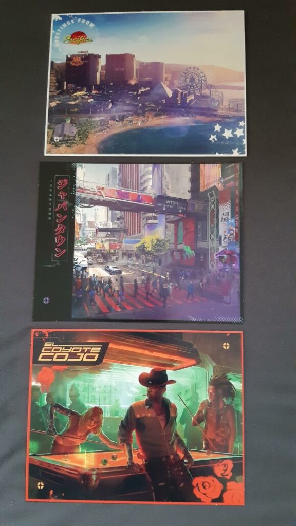 Cartões postais de Night City