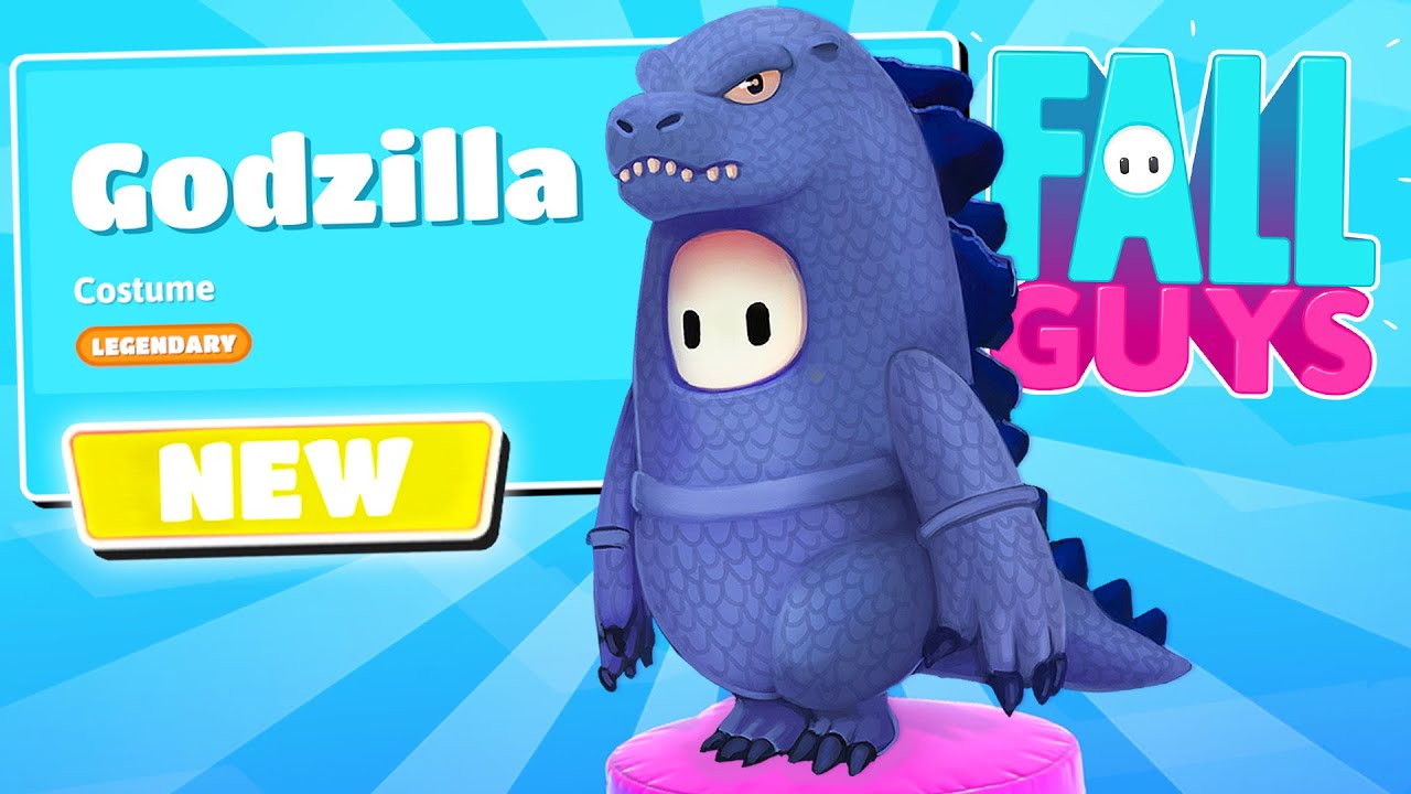 Fall Guys: Conheça as skins de Godzilla que estão a caminho do jogo
