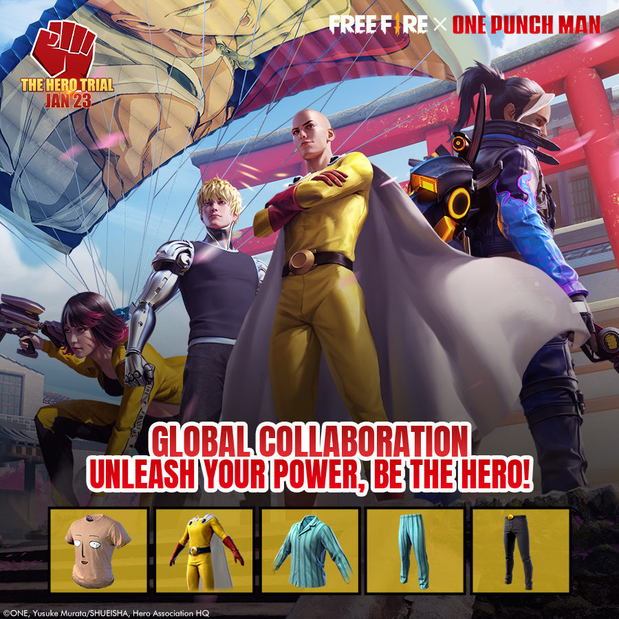 Free Fire x One-Punch Man