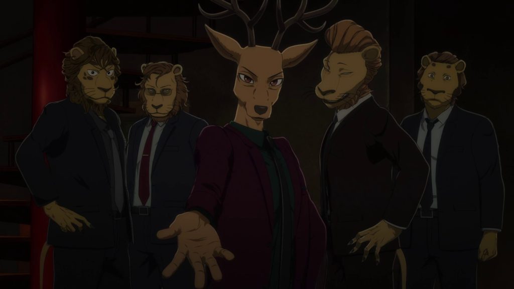 louis e seus leões shishigumi na segunda temporada de beastars