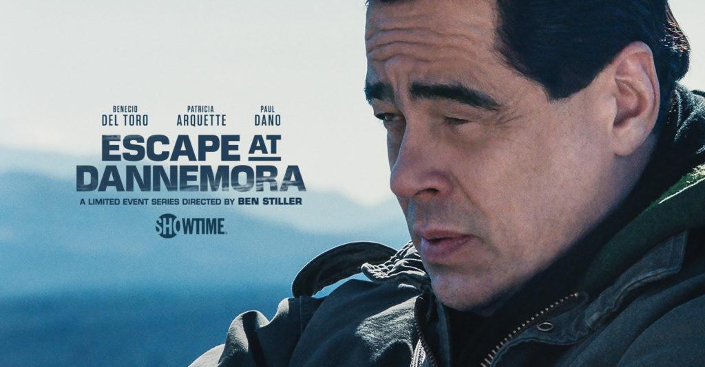 Cartaz de Escape at Dannemora, que estará disponível no Showtime da Paramount+.