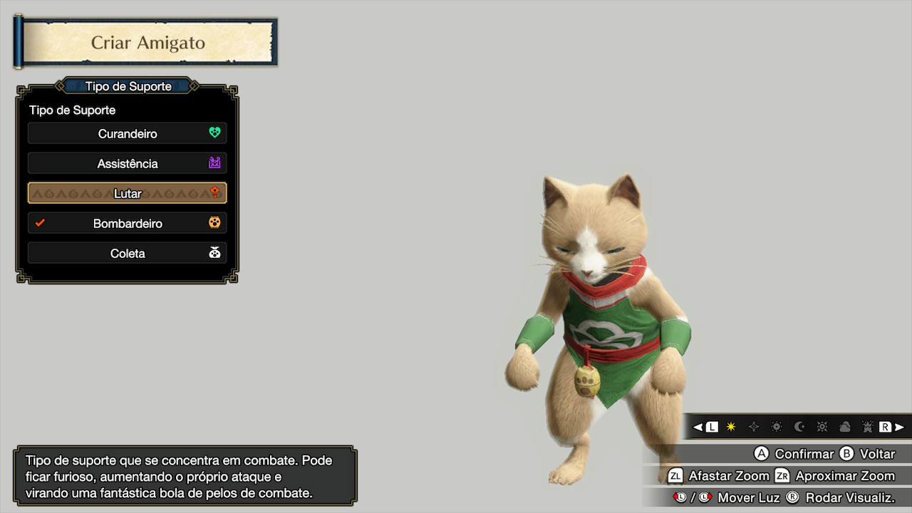 Customizando Amigato em Monster Hunter Rise