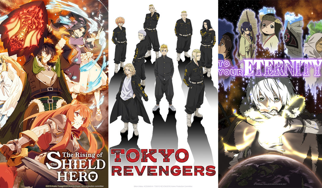 Shield Hero, Tokyo Revengers e mais vão ganhar dublagem