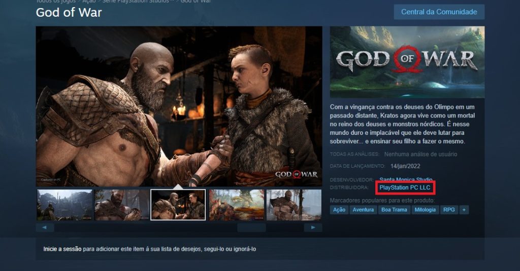 God of War Steam