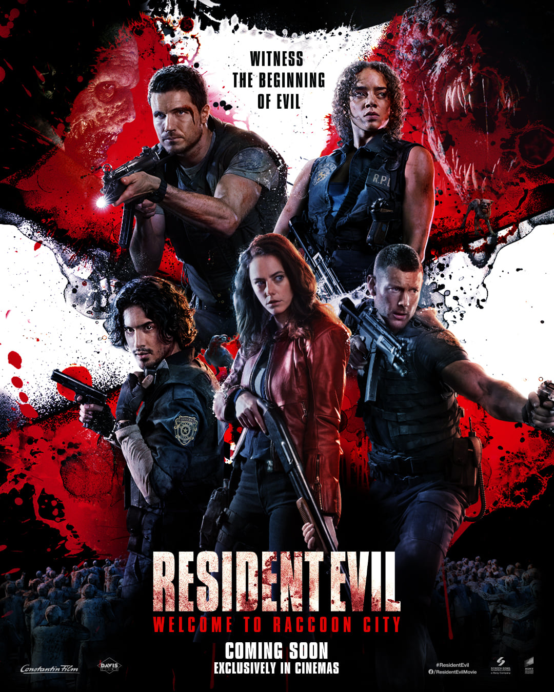 Resident Evil Bemvindo a Raccoon City Novo pôster revelado O