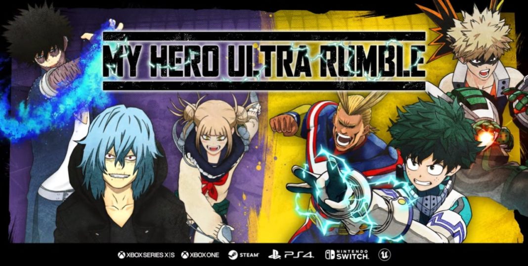 My Hero Ultra Rumble, jogo baseado no anime My Hero Academia