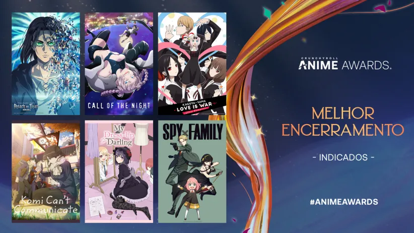 Crunchyroll revela os indicado ao Anime Awards 2023 e abre período de votação nas categorias