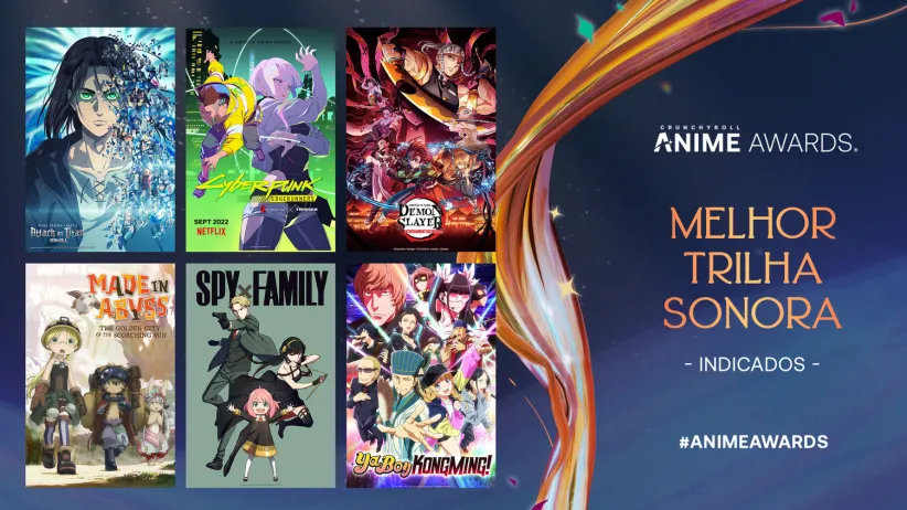 Crunchyroll revela os indicado ao Anime Awards 2023 e abre período de votação nas categorias