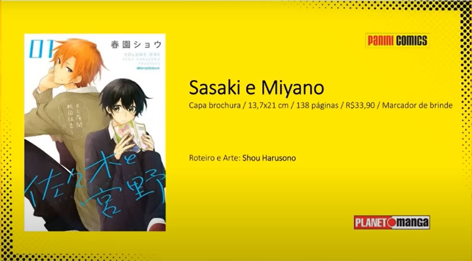 Novo trailer do filme anime de Sasaki and Miyano