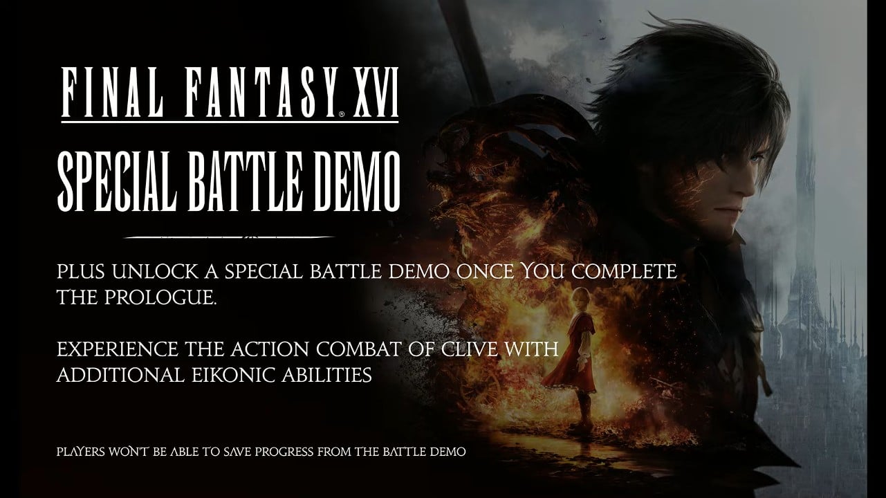 Final Fantasy XVI: Confira a data e o horário que a Demo será disponibilizada no PS Store do Brasil.