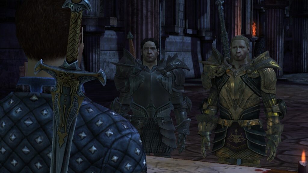 loghain e cailan - resumo de dragon age origins